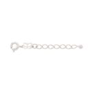 Extensor Rommanel Folheado Platina Fecho Redondo 5cm 331947