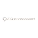 Extensor Rommanel Folheado Platina Fecho Redondo 5cm 331949