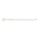 Extensor Rommanel Folheado Platina Fecho Redondo 7cm 331948