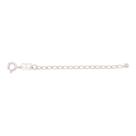 Extensor Rommanel Folheado Platina Fecho Redondo 7cm 331950 Extensor Rommanel Folheado Platina Fecho Redondo 7cm 331950