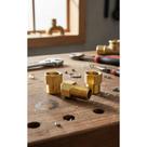 Extensor Torneira Dourado 3/4 Longo 5,5cm Ampliação Conexão