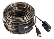 Extensor Usb 20 Metros 2.0 Amplificado Cabo 20m Extensão Usb
