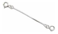 Extensor Veneziana Fecho Boia Trava 5cm Prata 925