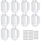 Extensores de caixa de tomada elétrica GIB, ferramenta de limpeza BE1-2, pacote com 10 Extensores de caixa de tomada elétrica GIB, ferramenta de limpeza BE1-2, pacote com 10