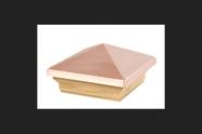 Exterior Post Top Waddell 4x4 Treated Pine Copper Pyramid Exterior Post Top Waddell 4x4 Treated Pine Copper Pyramid