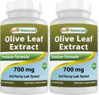 Extrato de folha de oliveira Best Naturals 700 mg, 180 cápsulas
