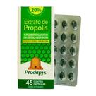 Extrato de propolis 45 capsulas 50mg verde sem alcool prodapys Extrato de propolis 45 capsulas 50mg verde sem alcool prodapys