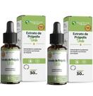 Extrato de Própolis Verde 30ml kit 2 Frascos Gotas aumento imunidade