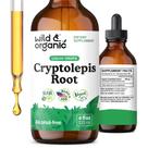 Extrato de raiz de criptolepis selvagem e orgânico de tintura 120mL