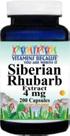 Extrato de Ruibarbo Siberiano 4mg 200 Cápsulas Vitamins Because