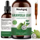 Extrato líquido de graviola, folha de graviola, 60 ml, orgânico, 2 meses