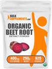 Extrato Orgânico de Beterraba em Pó - BulkSupplements.com - 250g