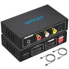 Extrator de áudio HDMI, divisor VPFET 4K com AUX óptico de 3,5 mm