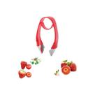 Extrator de talo e caroço para frutas morango tomate e abacaxi