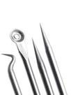 Extrator para cravos e espinhas de inox com 4 peças 11,5cm