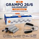 Extrator Ratinho + Grampo 26/6 Galvanizado C/ 5.000 Unidades Extrator Ratinho + Grampo 26/6 Galvanizado C/ 5.000 Unidades