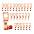 Extremidades do cabo da bateria JOYPXF 6 AWG 5/16 Stud Copper Ring 25 unidades