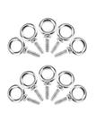 Eye Bolt QWORK 3/8 x 1-1/4 UNC em aço inoxidável de grau marinho