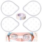 Eye Shields Spnico Clear Plastic ventilado para adultos (5 unidades)