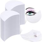Eyeshadow Pad Shield 600 unidades brancas em forma de meia-lua Zhanmai