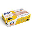 (F)Luva Vinil Sem Talco 100 Unidades Medix G TRANSPARENTE