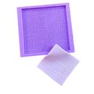 F1042 molde de silicone tecido linho confeitaria biscuit