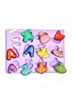 F1057 molde de silicone vestidinhos confeitaria biscuit