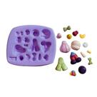 F1165 molde de silicone corpo circo palhaço universal confeitaria biscuit