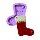 F1212 molde de silicone bota natal enfeite confeitaria biscuit