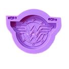 F1218 molde de silicone mulher maravilha confeitaria biscuit