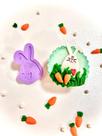 F1224 molde de silicone páscoa coelho confeitaria biscuit