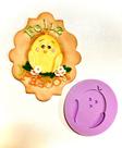F1228 molde de silicone páscoa pintinho confeitaria biscuit