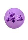 F1240 molde de silicone ursos confeitaria biscuit