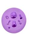 F1245 molde de silicone corpinho confeitaria biscuit