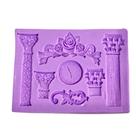 F1289 molde de silicone colunas molduras confeitaria biscuit
