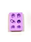 F1308 molde de silicone rosa, suspiro, urso confeitaria biscuit