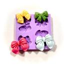 F1314 molde de silicone laços confeitaria biscuit