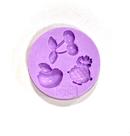 F1362 molde de silicone frutas confeitaria biscuit