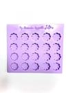 F1371 molde de silicone balas/pingentes/apliques escalope confeitaria biscuit