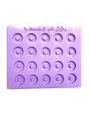 F1373 molde de silicone balas/pingentes/apliques círculo com furo confeitaria biscuit