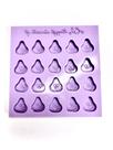 F1382 molde de silicone balas/pingentes/apliques pera confeitaria biscuit