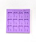 F1395 molde de silicone bala dente confeitaria biscuit
