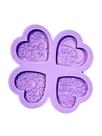 F1400 molde de silicone coração dia das mães/namorados confeitaria biscuit