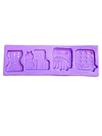 F1418 molde de silicone escolar dia dos prof. confeitaria biscuit