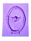 F1453 molde de silicone anjo com moldura confeitaria biscuit