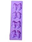 F1462 molde de silicone laços confeitaria biscuit