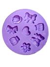 F1463 molde de silicone laços frutas coração flor confeitaria biscuit