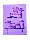 F1494 molde de silicone caixa legumes prateleira cozinha confeitaria biscuit