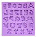 F1513 molde de silicone alfabeto mario confeitaria biscuit