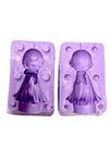 F1550 molde de silicone anjo 3d menina confeitaria biscuit